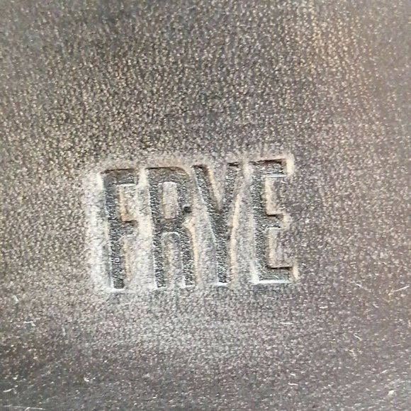 Frye Womens Melissa Stud Short Boots Black Leather Side Zip Block Heel 9.5M NEW - Picture 8 of 10